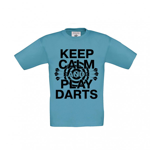 T-Shirt Kinder Keep calm and play Darts