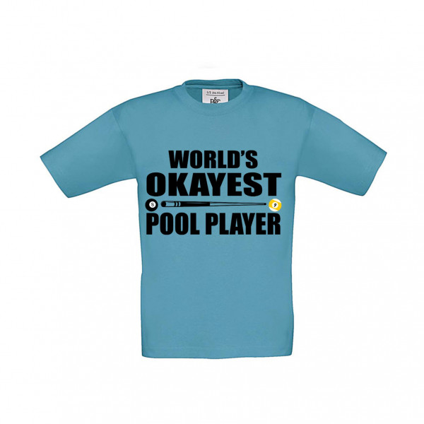 T-Shirt Kinder Billard World's Okayest Pool Player