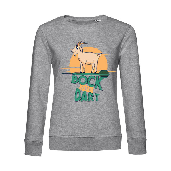 Nachhaltiges Sweatshirt Damen Bock auf Dart