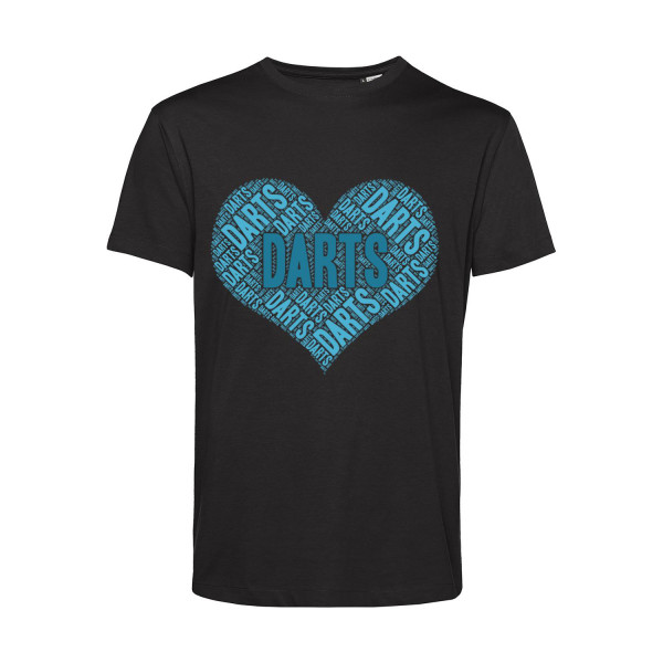 Nachhaltiges T-Shirt Herren Darts Heart