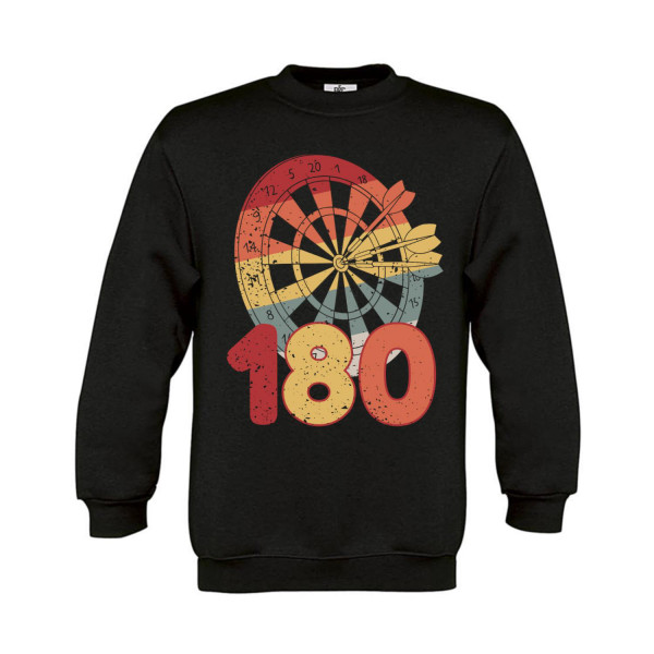 Darts Sweatshirt Kinder Retro 180