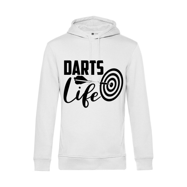 Nachhaltiger Hoodie Herren Darts Life