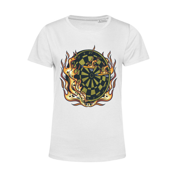 Nachhaltiges T-Shirt Damen Darts Board on Fire