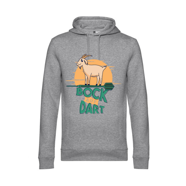 Nachhaltiger Hoodie Herren Bock auf Dart