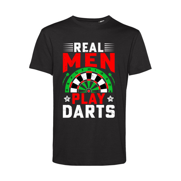 Nachhaltiges T-Shirt Herren Real Men Play Darts