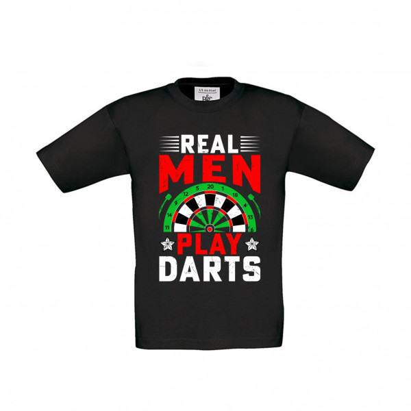 T-Shirt Kinder Real Men Play Darts