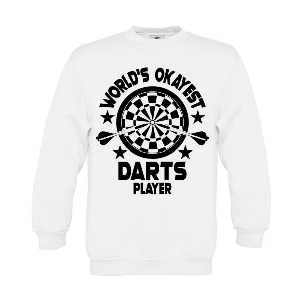 Sweatshirt Kinder World's Okayest Darts Player