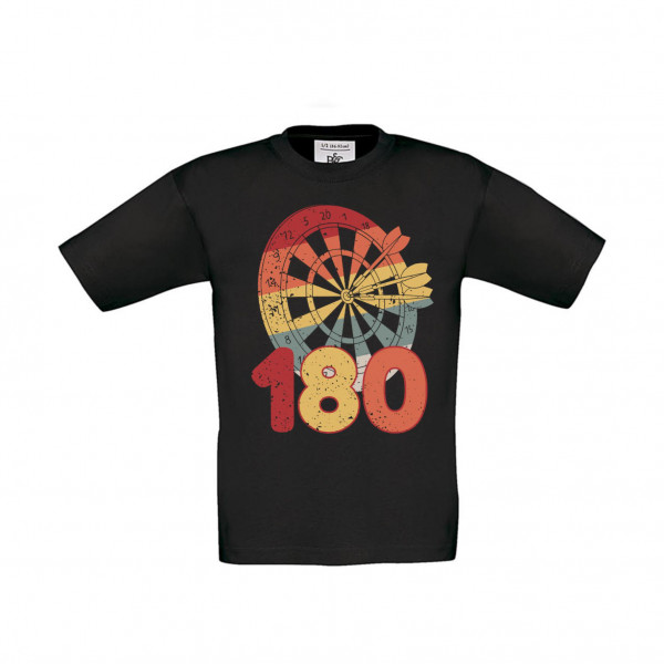 T-Shirt Kinder Darts Retro 180