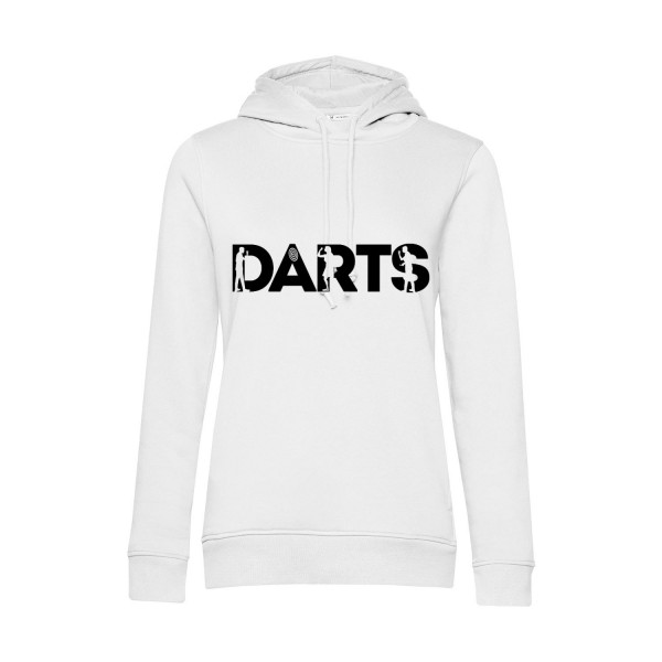 Nachhaltiger Hoodie Damen Darts für Alle