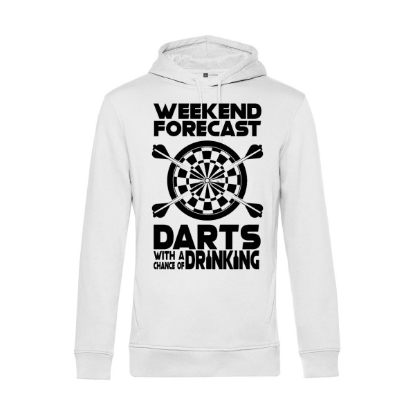 Nachhaltiger Hoodie Herren Darts Weekend Forecast Darts