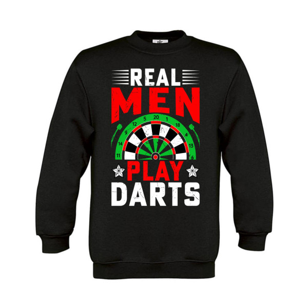 Sweatshirt Kinder Real Men Play Darts