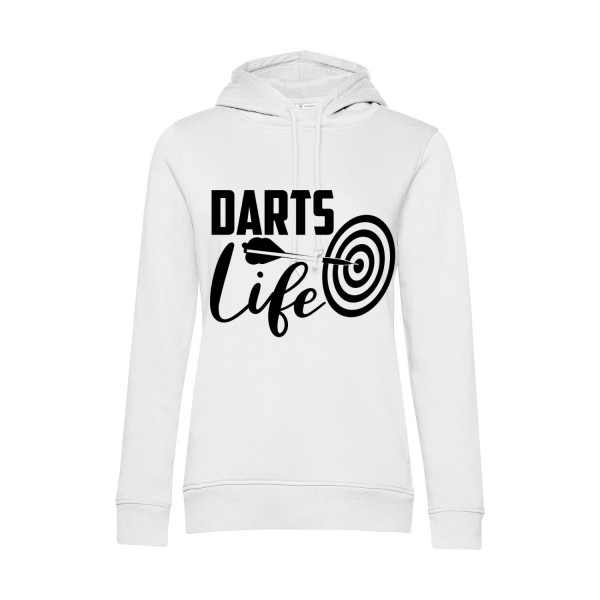 Nachhaltiger Hoodie Damen Darts Life