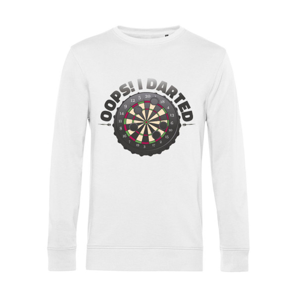 Nachhaltiges Sweatshirt Herren Dart Oops I Darted