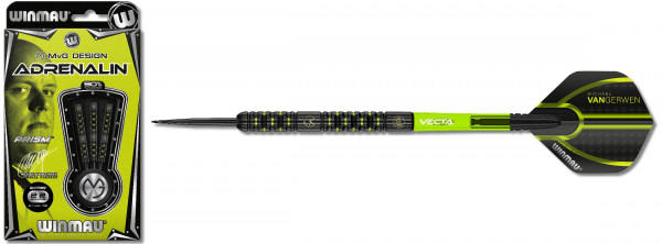 Winmau MvG Adrenalin Steeldart 1441 22 g, 23g oder 24 g