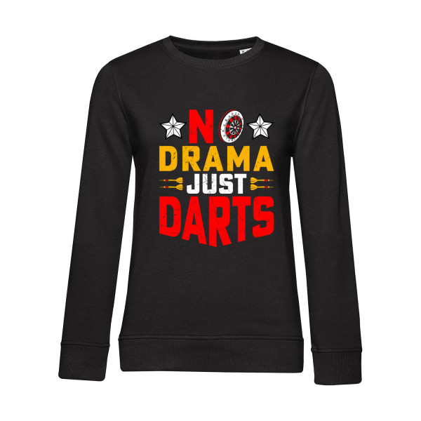 Nachhaltiges Sweatshirt Damen No Drama Just Darts