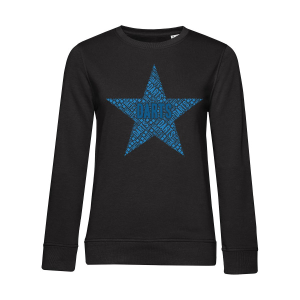 Nachhaltiges Sweatshirt Damen Darts Stern