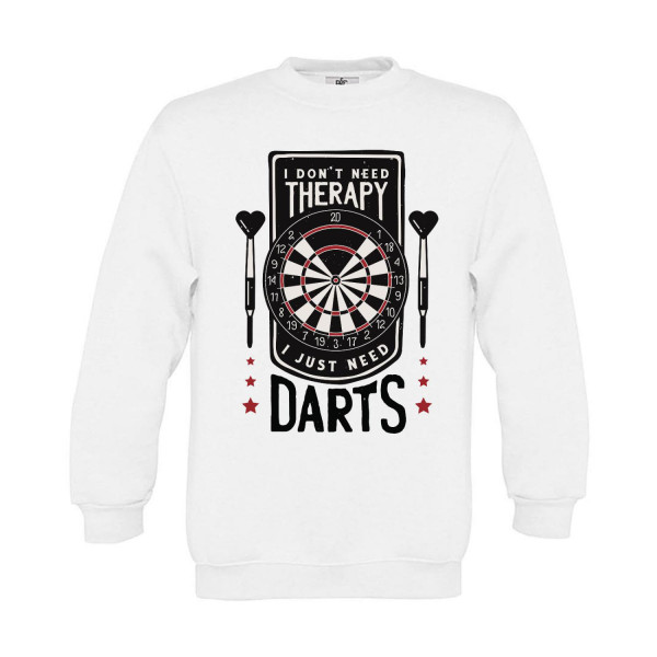 Sweatshirt Kinder Darts I don't need Therapy