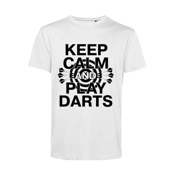 Nachhaltiges T-Shirt Herren Keep calm and play Darts