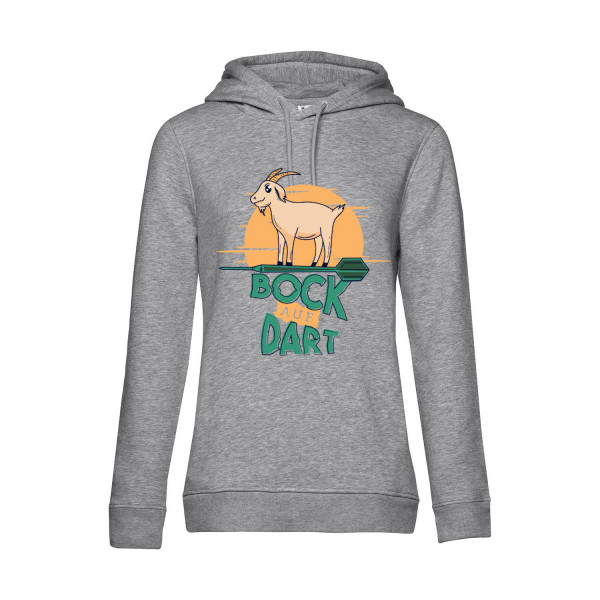 Nachhaltiger Hoodie Damen Bock auf Dart