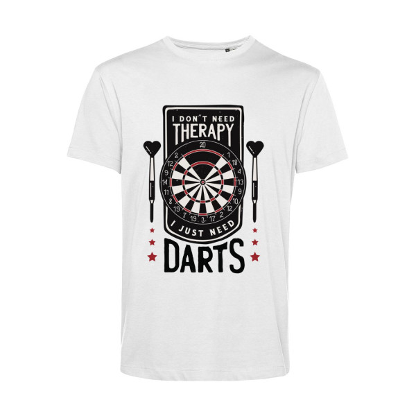 Nachhaltiges T-Shirt Herren Darts I don't need Therapy