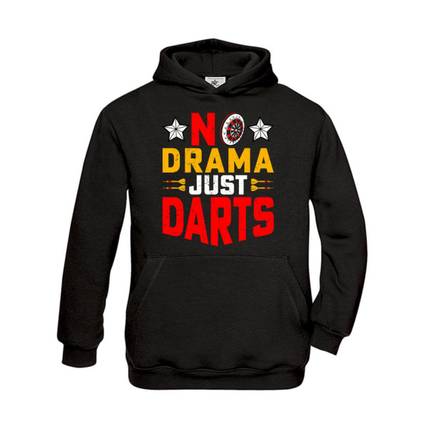 Hoodie Kinder No Drama Just Darts