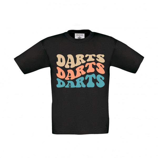 T-Shirt Kinder Darts Farben Wellen