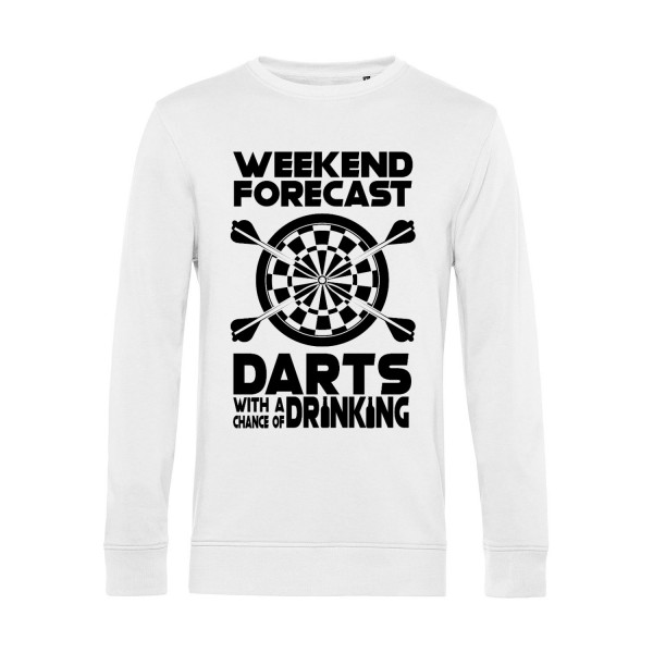 Nachhaltiges Sweatshirt Herren Darts Weekend Forecast Darts