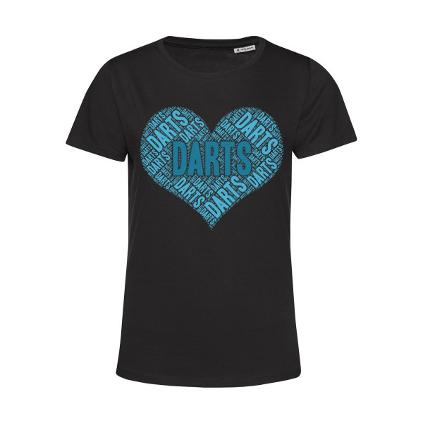 Nachhaltiges T-Shirt Damen Darts Heart