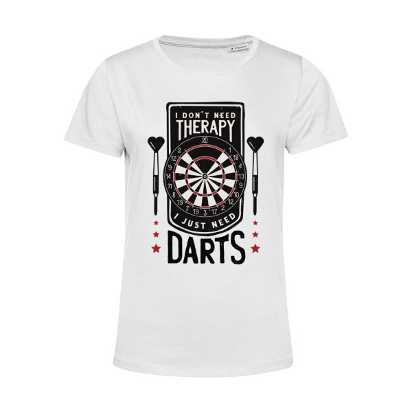 Nachhaltiges T-Shirt Damen Darts I don't need Therapy