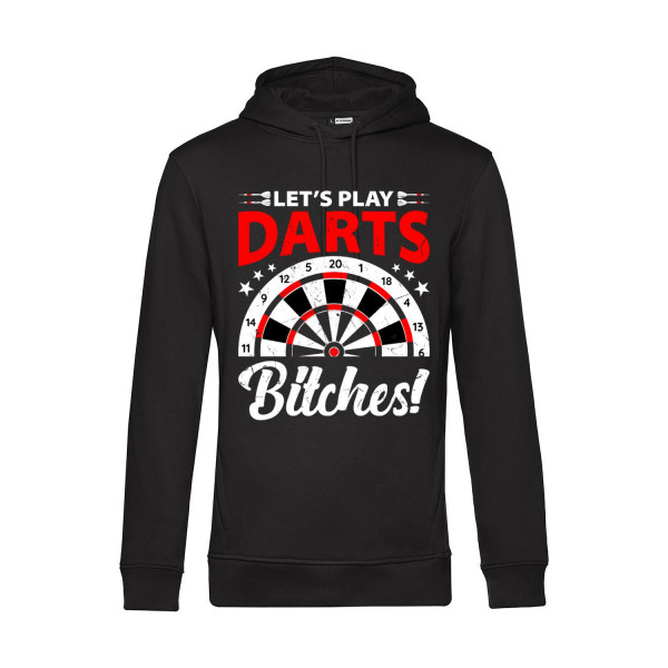 Nachhaltiger Hoodie Herren Let's Play Darts Bitches